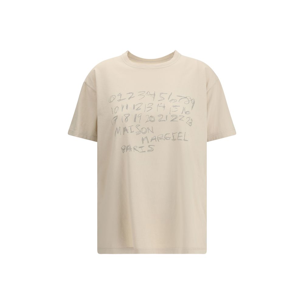 Margiela Beige Cotton T-Shirt | Regal Royce