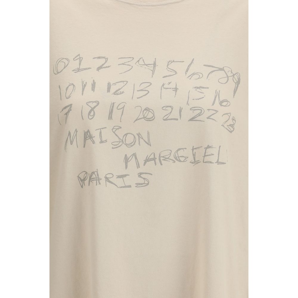 Margiela Beige Cotton T-Shirt | Regal Royce
