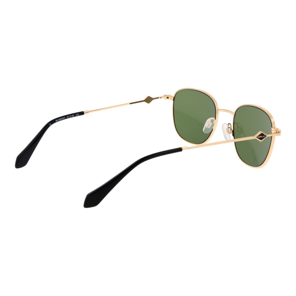 Replay Gold Metal Sunglasses | Regal Royce
