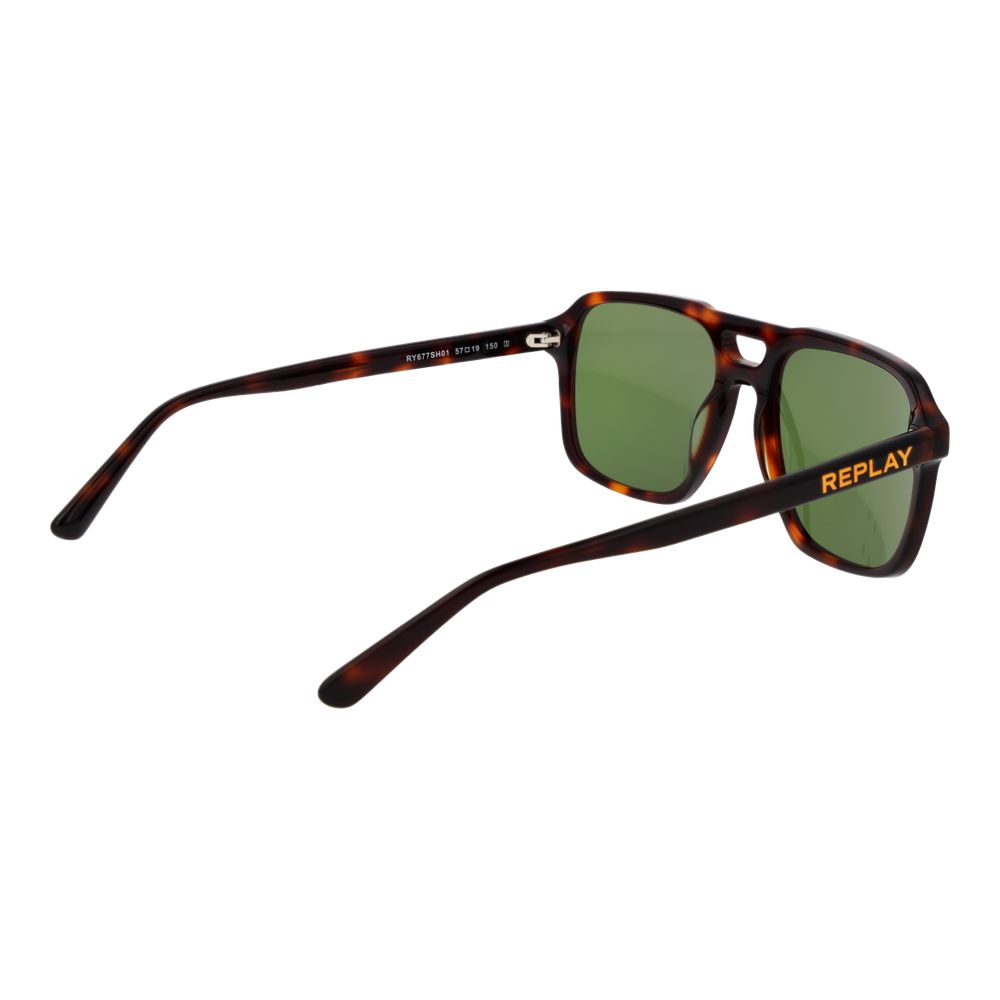 Replay Brown Plastic Sunglasses | Regal Royce