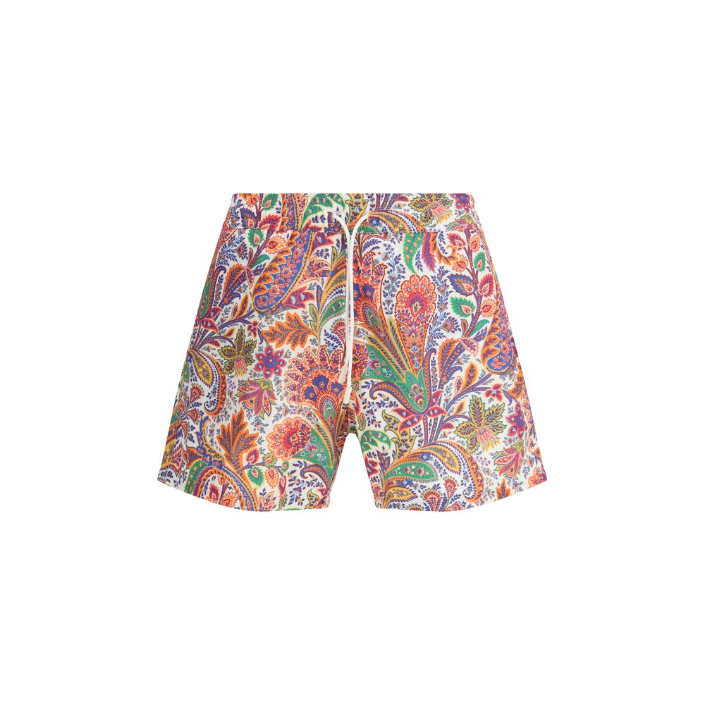 Etro Multicolor Polyester Short And Mini Shorts | Regal Royce