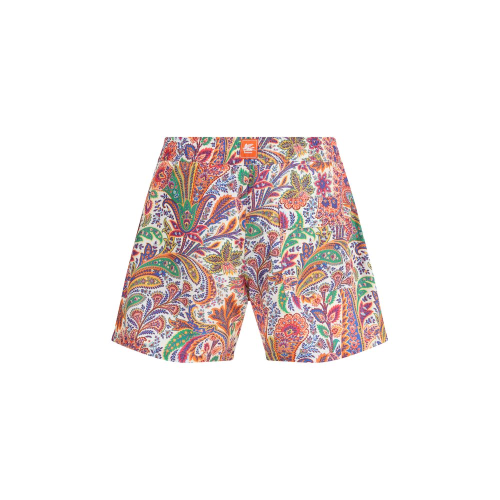 Etro Multicolor Polyester Short And Mini Shorts | Regal Royce