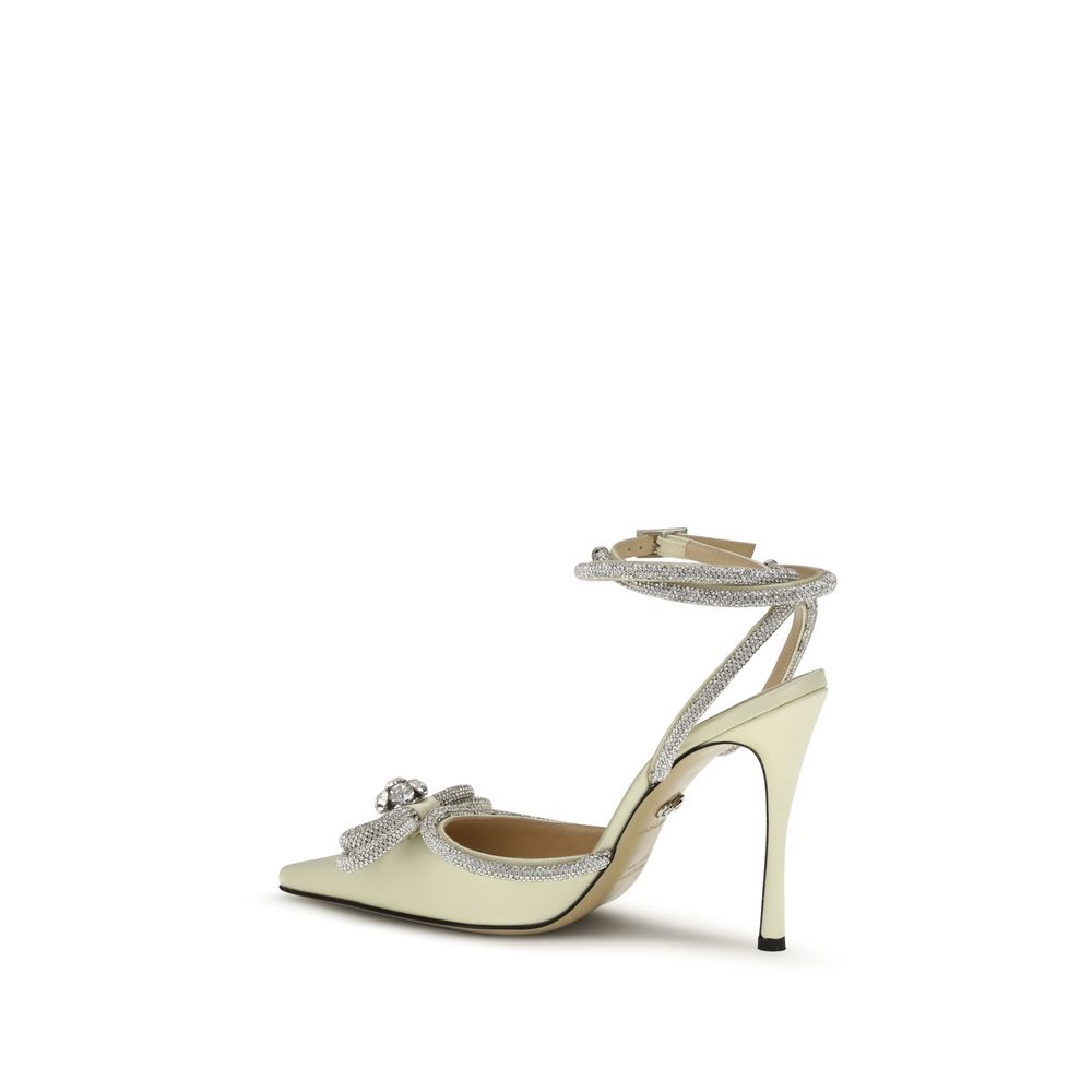 MACH & MACH Bicolor Silk High Heel Pumps | Regal Royce