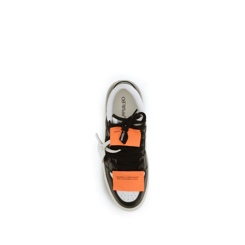 Off-White Multicolor Cotton Low Top Sneakers | Regal Royce