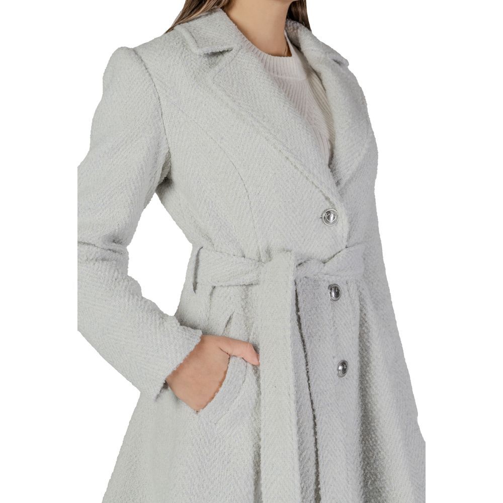 Guess Gray Polyester And Wool Coat | Regal Royce