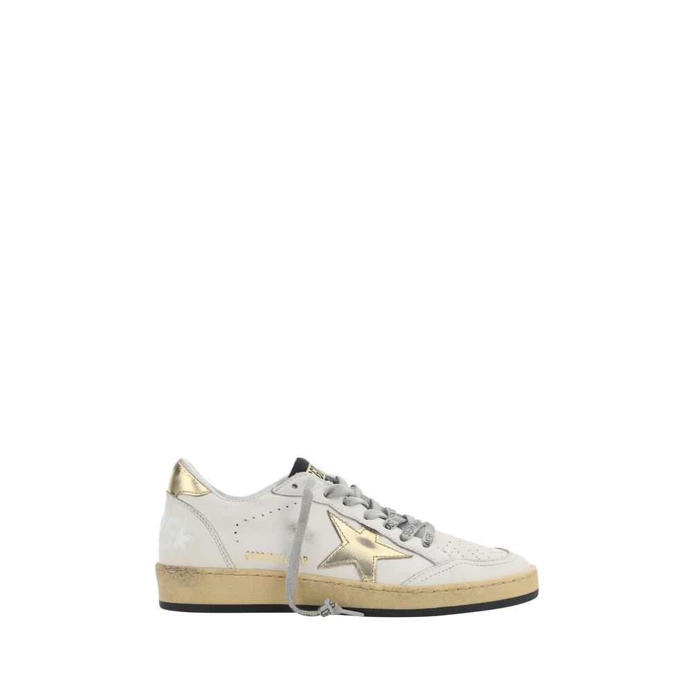 Golden Goose White Calf Leather Bos Taurus Sneakers | Regal Royce