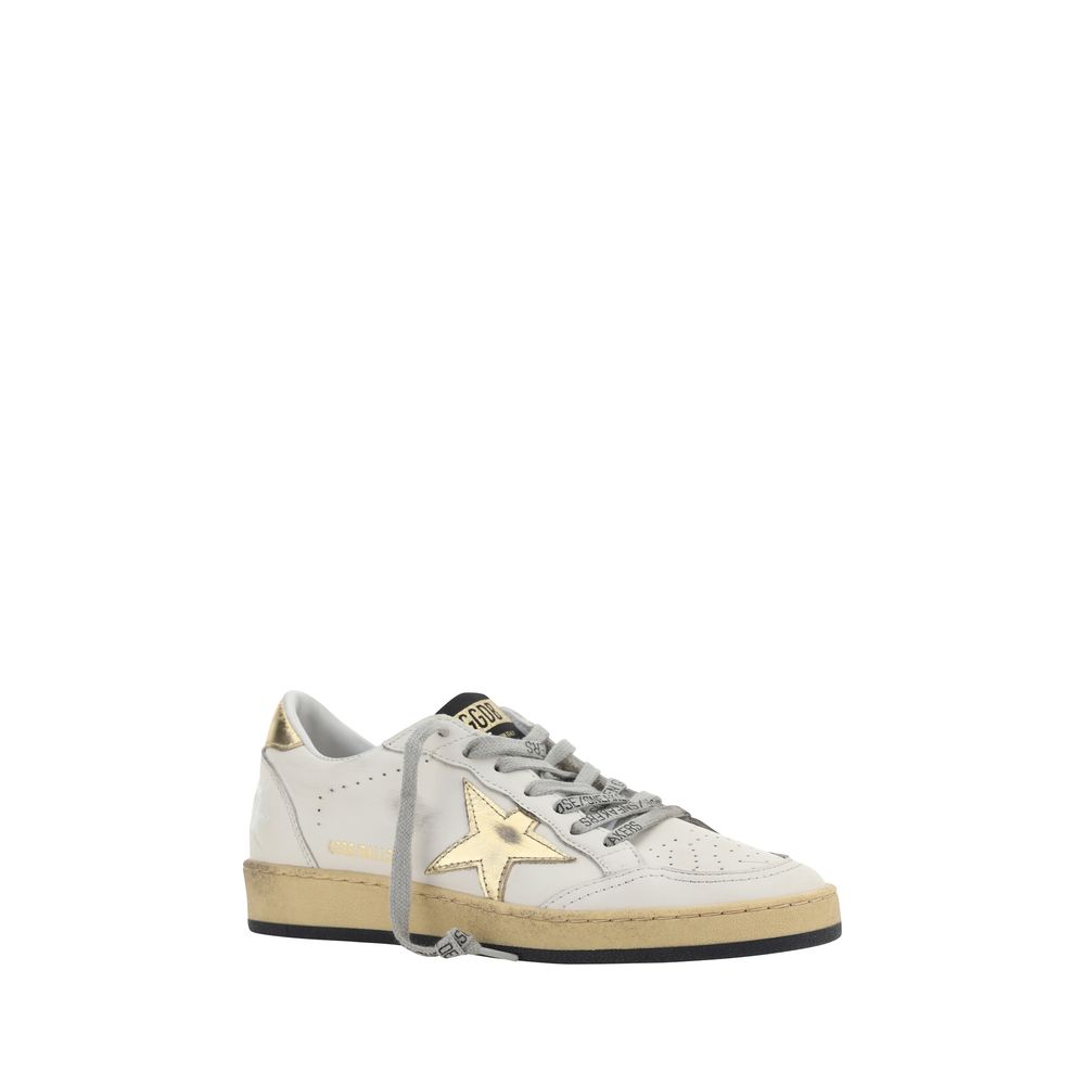 Golden Goose White Calf Leather Bos Taurus Sneakers | Regal Royce