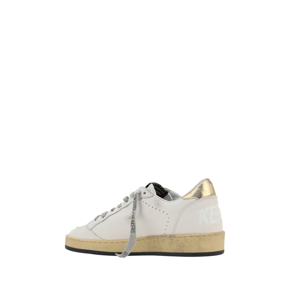 Golden Goose White Calf Leather Bos Taurus Sneakers | Regal Royce