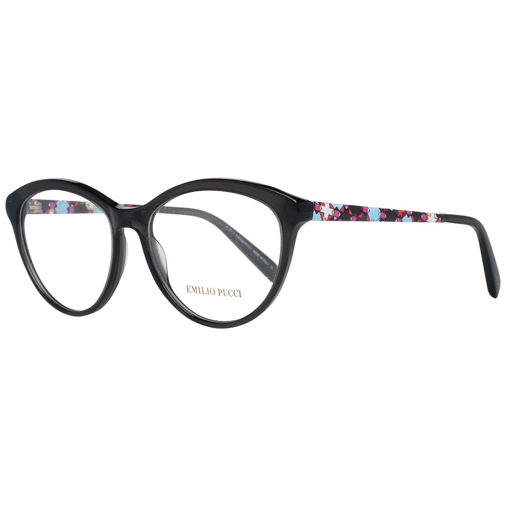 Emilio Pucci Black Metal Glasses (Frames) | Regal Royce