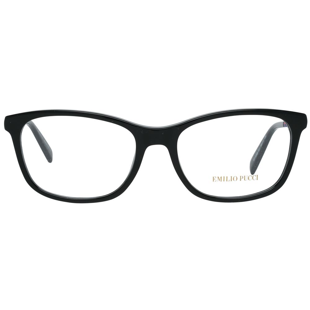 Emilio Pucci Black Metal Glasses (Frames) | Regal Royce