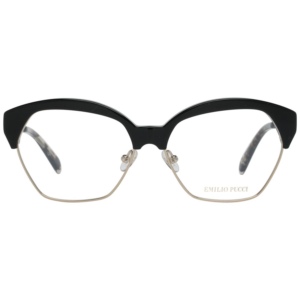 Emilio Pucci Black Metal Glasses (Frames) | Regal Royce