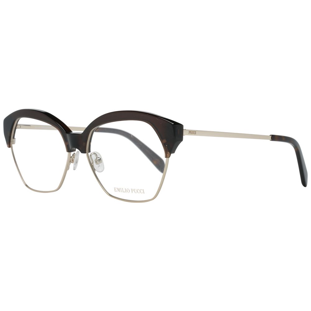 Emilio Pucci Brown Metal Glasses (Frames) | Regal Royce