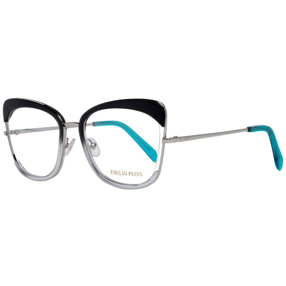 Emilio Pucci Black Metal Glasses (Frames) | Regal Royce