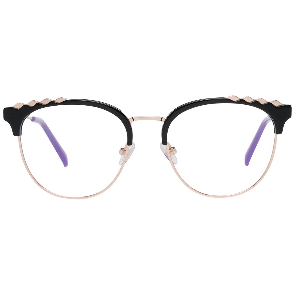 Emilio Pucci Black Metal Glasses (Frames) | Regal Royce