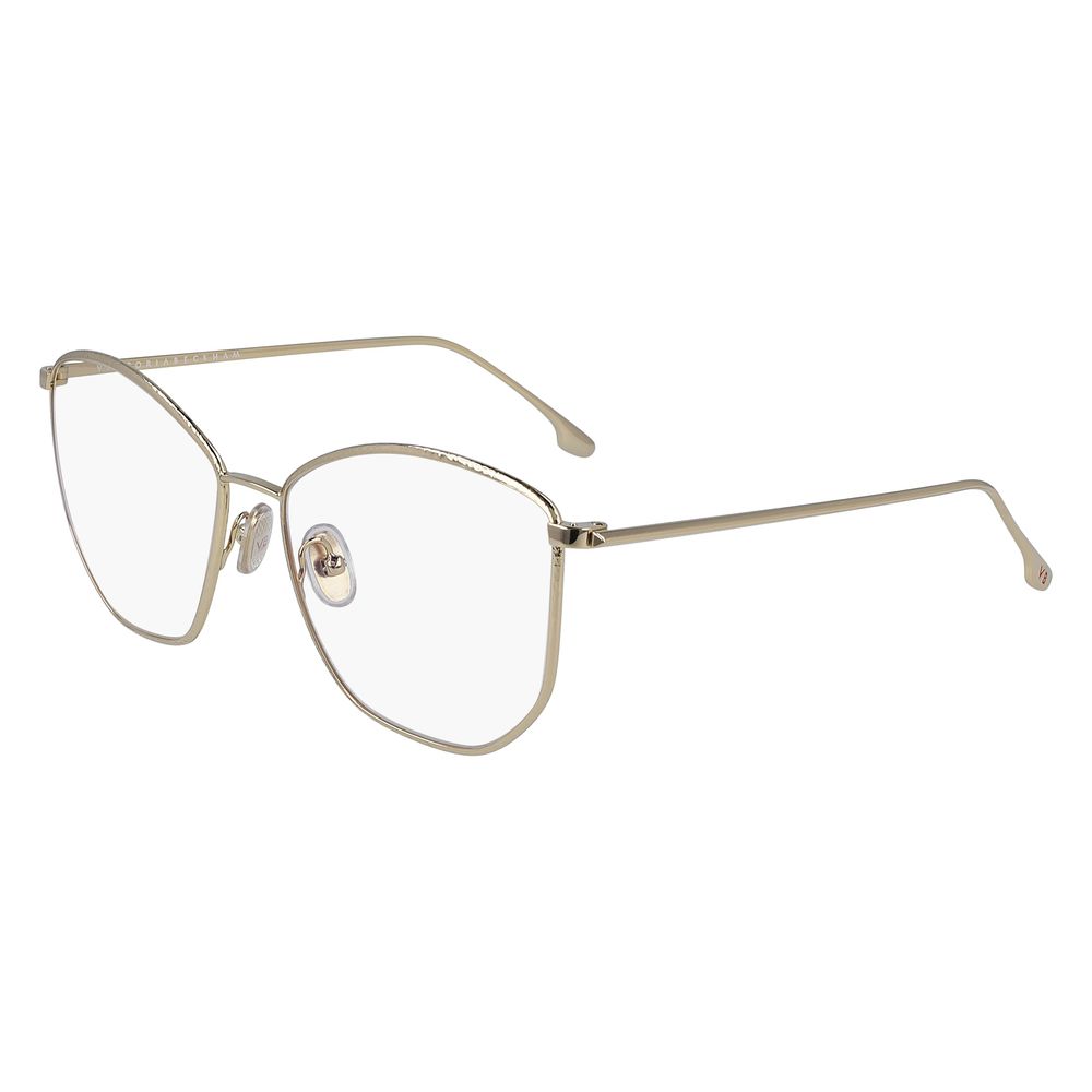 Victoria Beckham Gold Metal Glasses (Frames) | Regal Royce