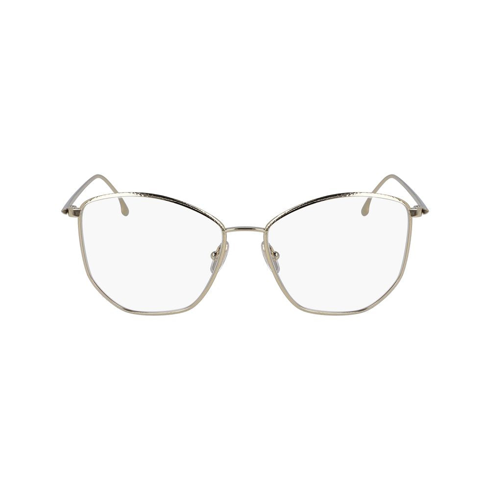 Victoria Beckham Gold Metal Glasses (Frames) | Regal Royce