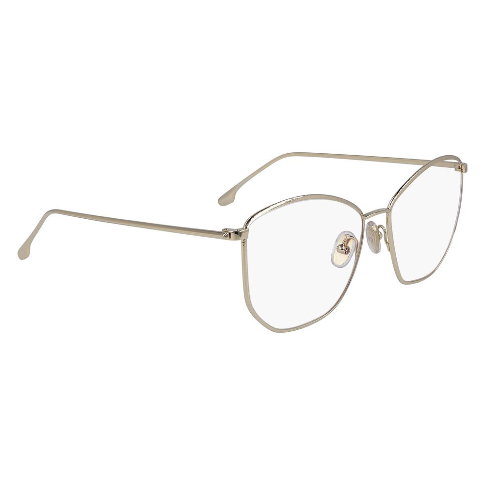 Victoria Beckham Gold Metal Glasses (Frames) | Regal Royce