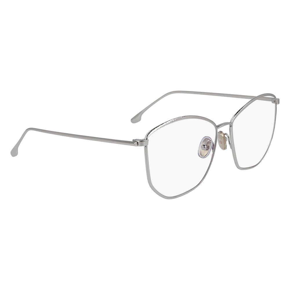 Victoria Beckham Gray Metal Glasses (Frames) | Regal Royce