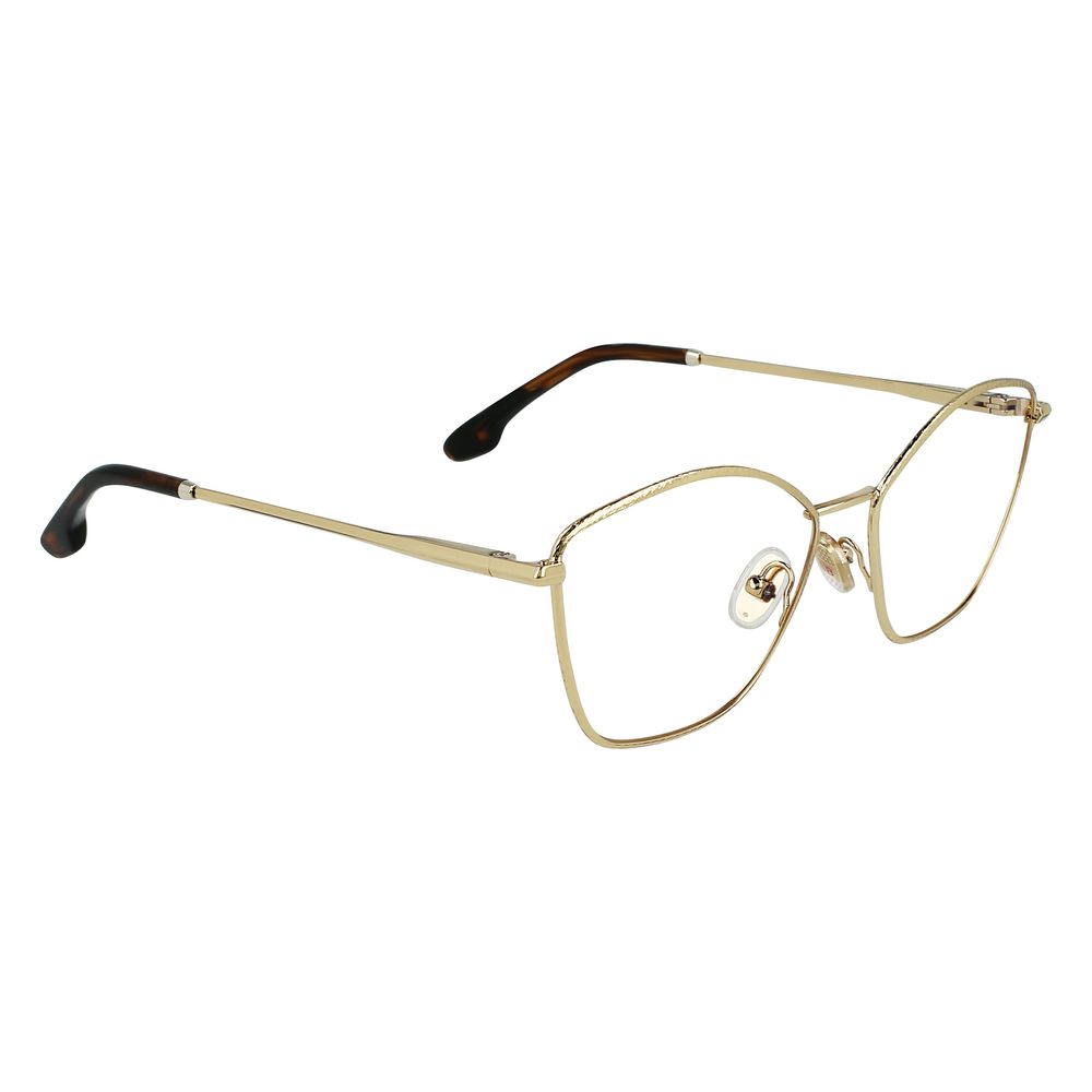 Victoria Beckham Gold Metal Glasses (Frames) | Regal Royce
