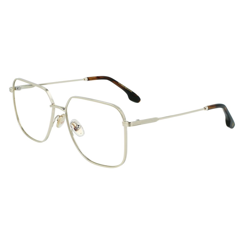 Victoria Beckham Gold Metal Glasses (Frames) | Regal Royce