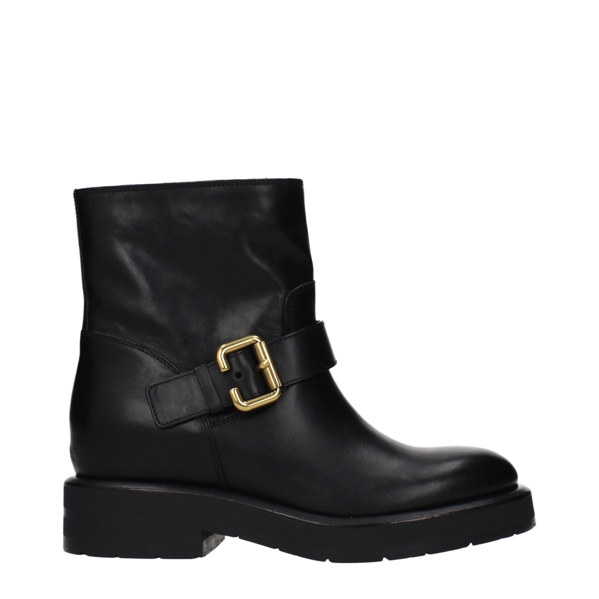 Chloé Black Leather Ankle Boots | Regal Royce