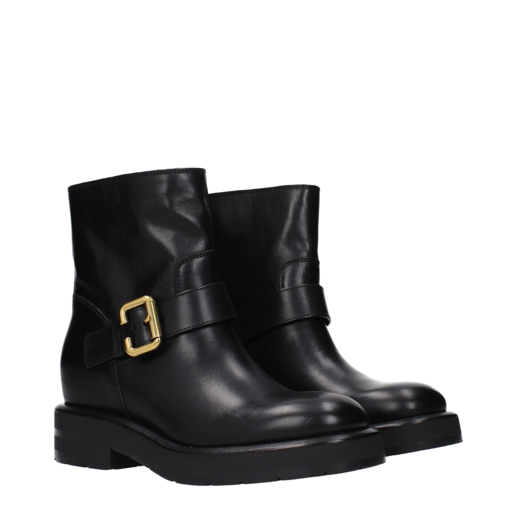 Chloé Black Leather Ankle Boots | Regal Royce