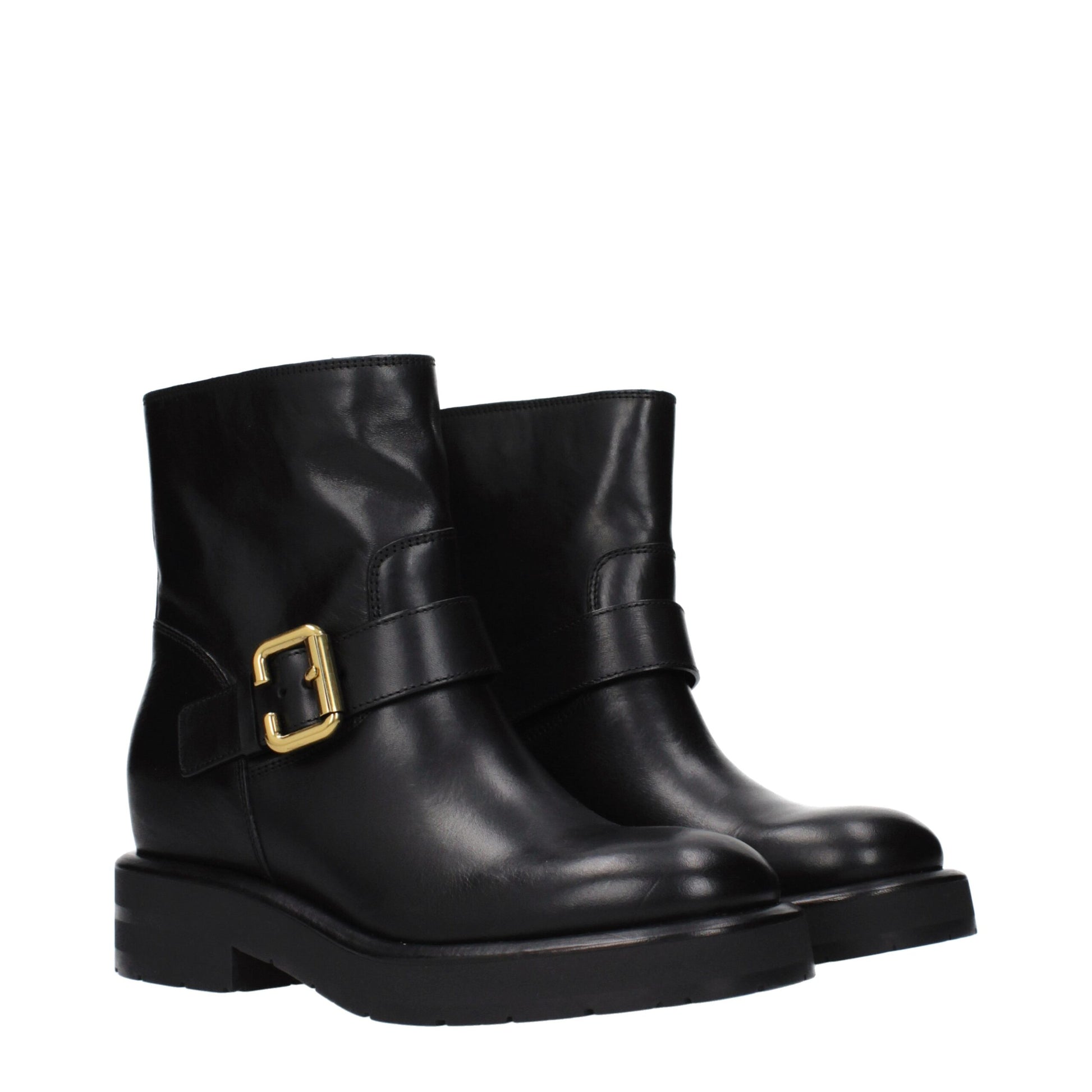 Chloé Black Leather Ankle Boots | Regal Royce