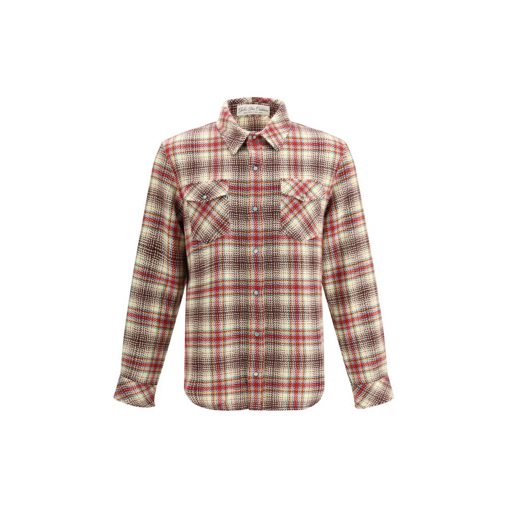 God's True Cashmere Multicolor Cashmere Pattern Shirt | Regal Royce
