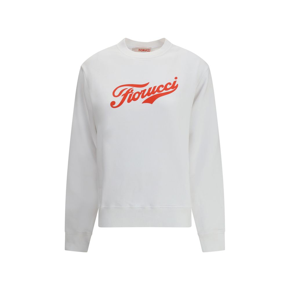 Fiorucci White Cotton Sweatshirt | Regal Royce