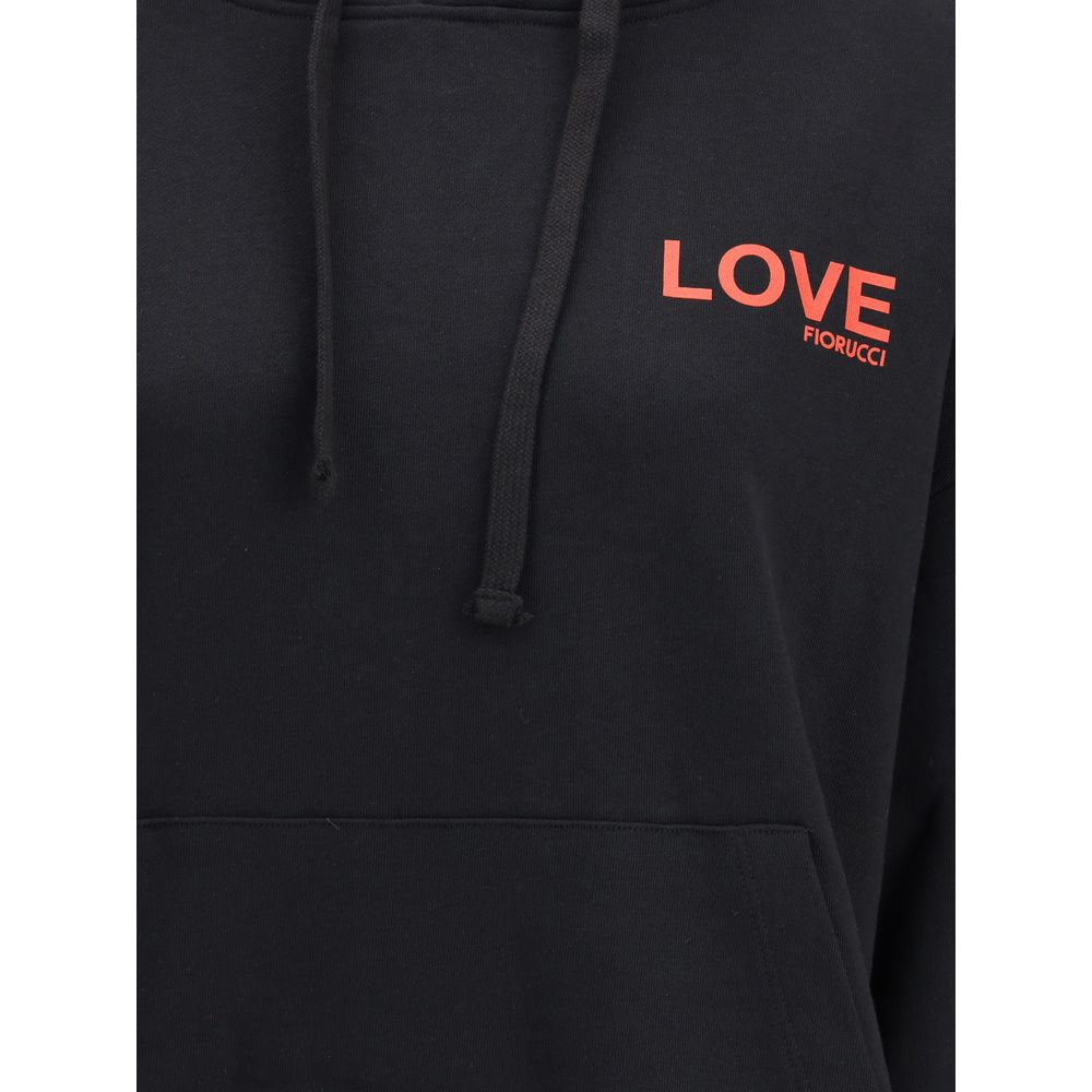 Fiorucci Black Cotton Sweatshirt | Regal Royce