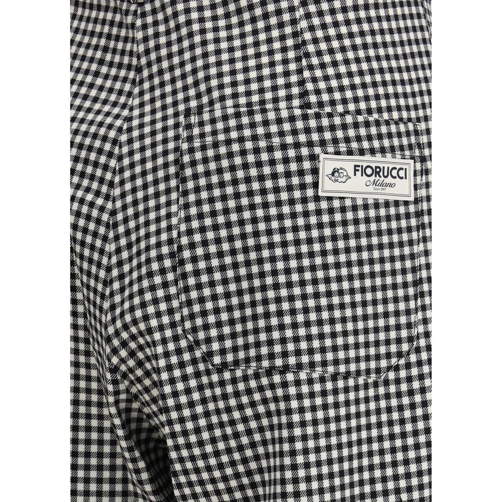 Fiorucci Multicolor Fleece Wool Casual Pants | Regal Royce