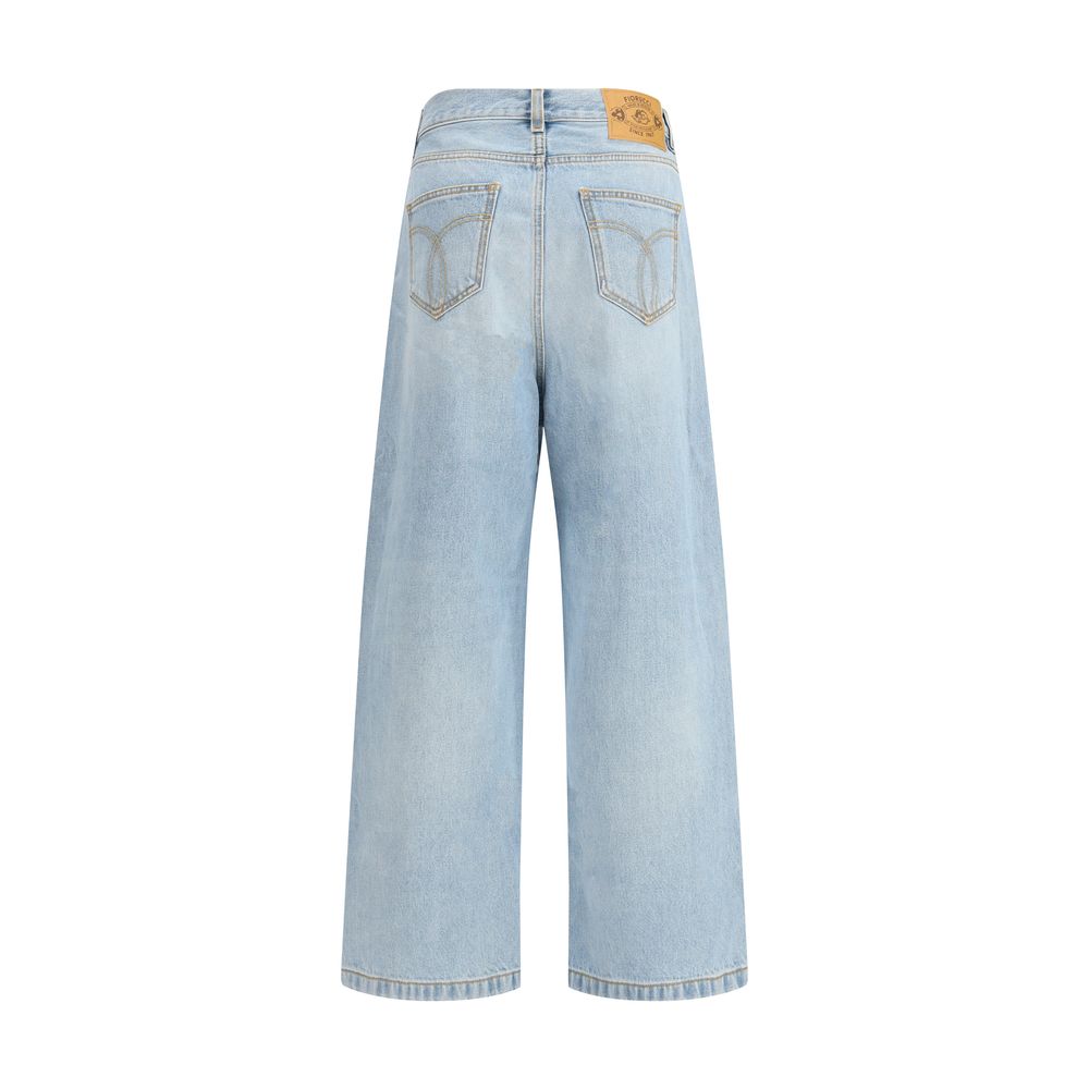 Fiorucci Light Blue Cotton Jeans Denim | Regal Royce