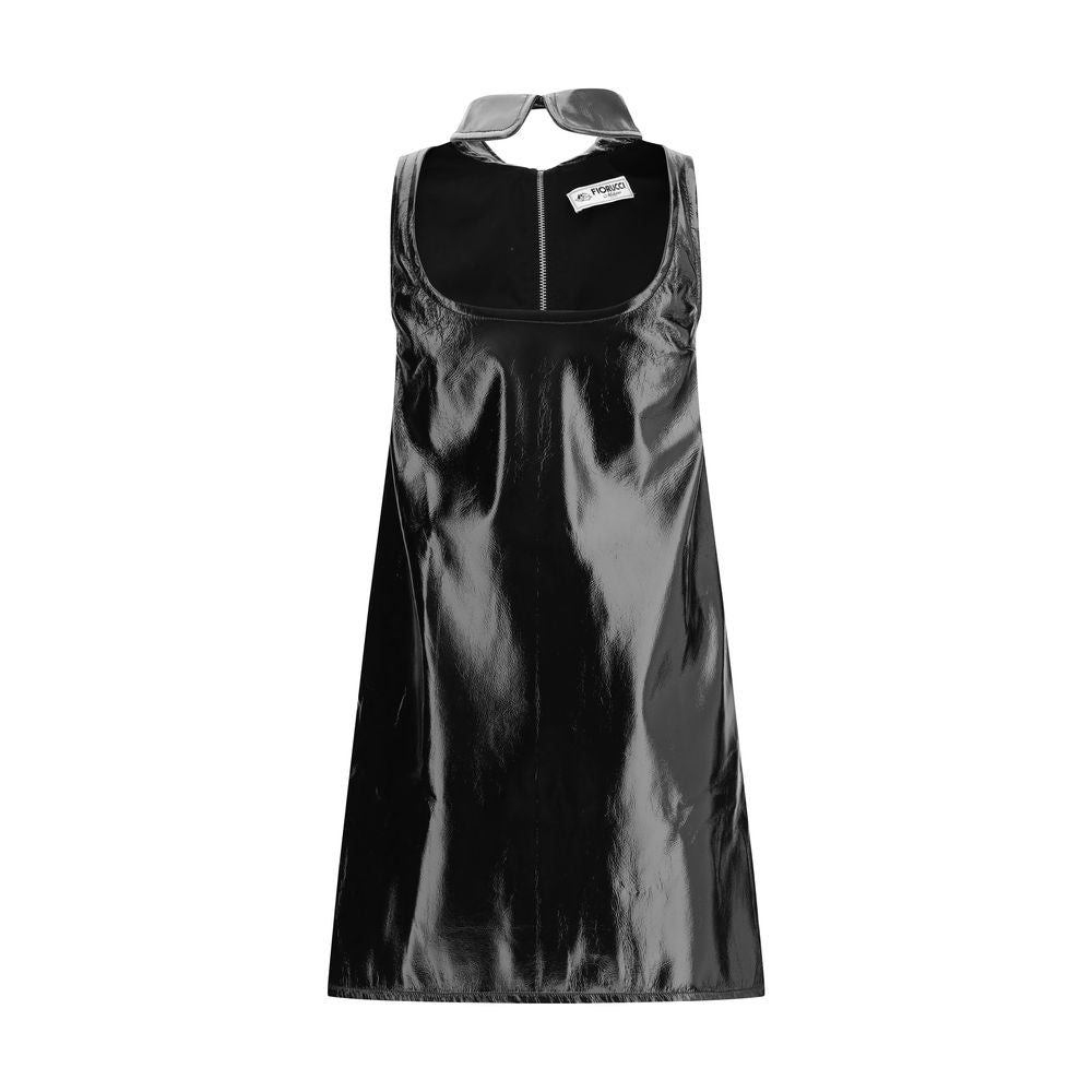 Fiorucci Black Polyethylene Casual Dress | Regal Royce