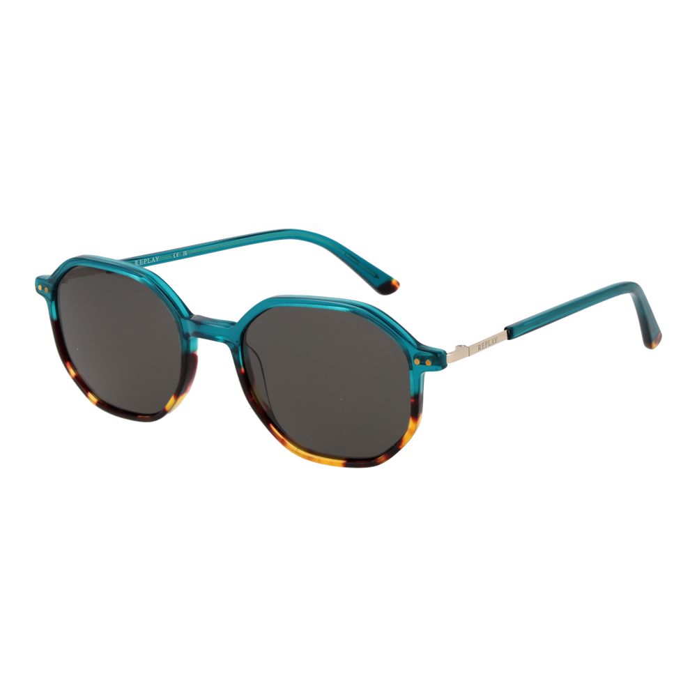 Replay Turquoise Plastic Sunglasses | Regal Royce