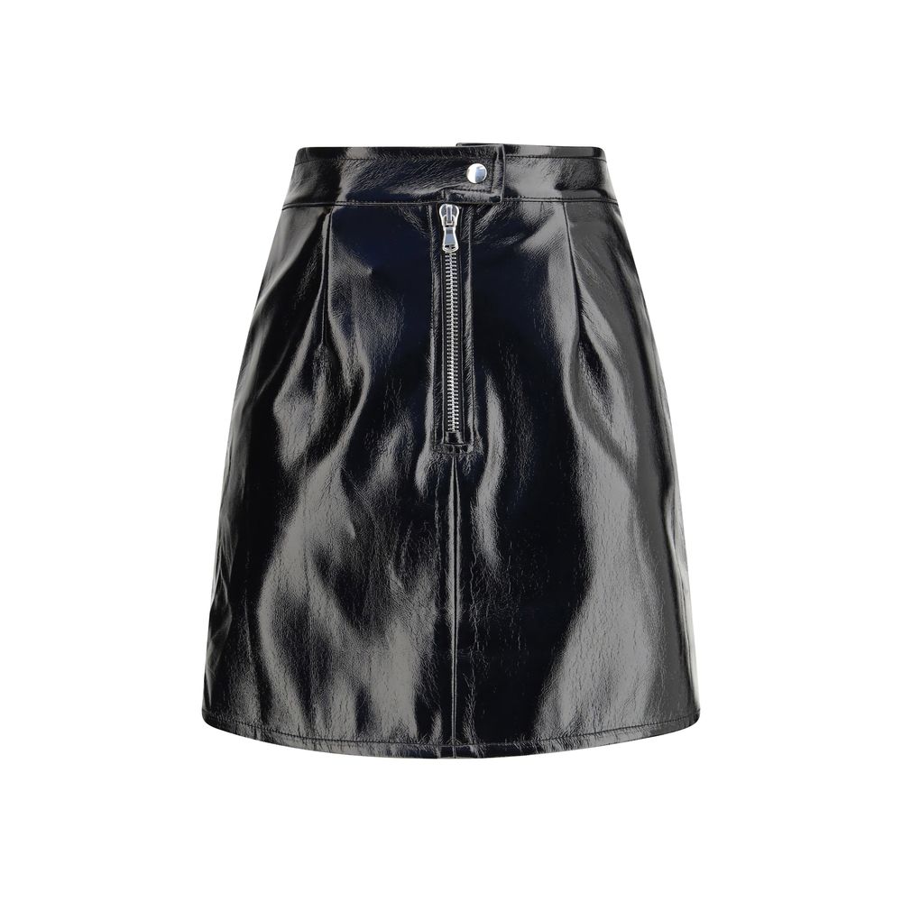 Fiorucci Black Cotton Mini Skirt | Regal Royce