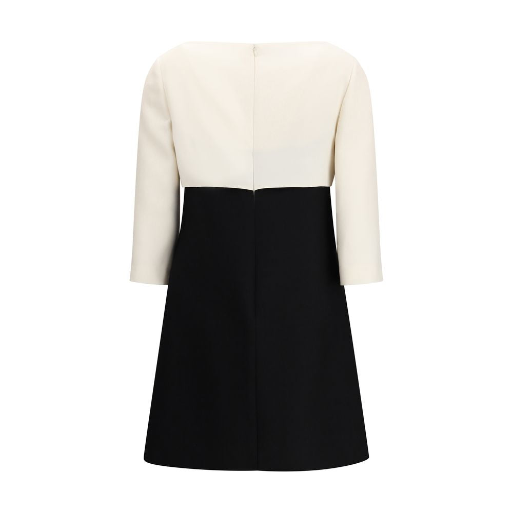 Valentino Black Fleece Wool Cocktail Dress | Regal Royce