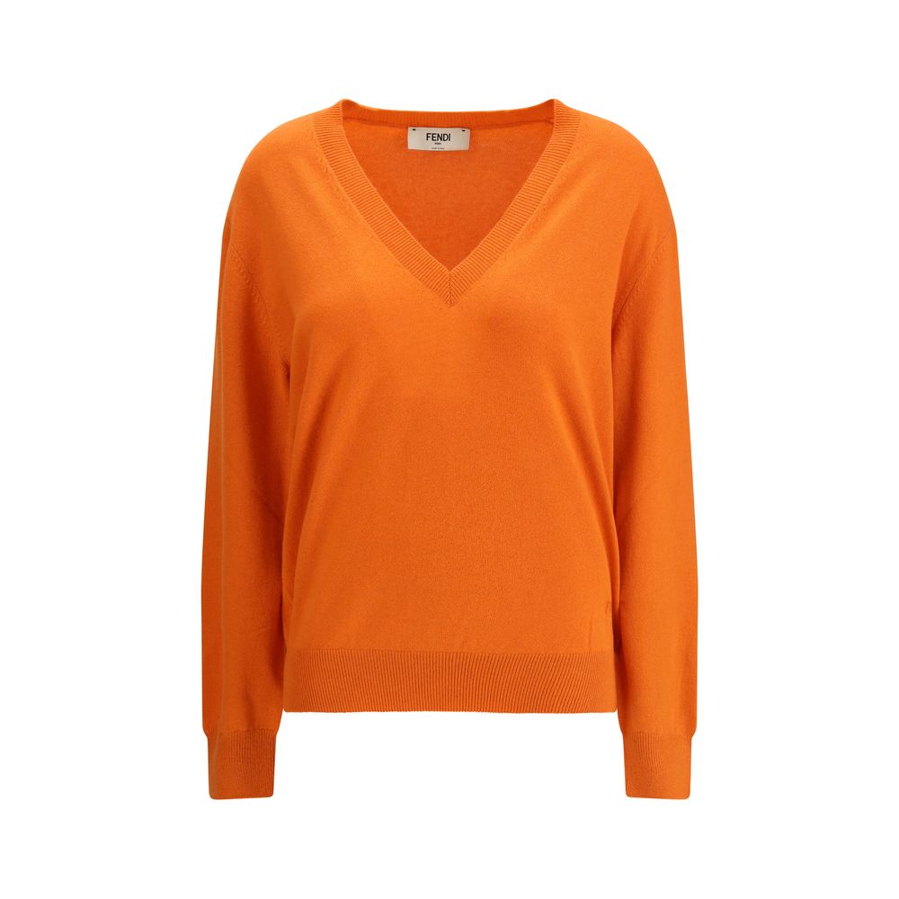 Fendi Orange Cashmere Sweatshirt | Regal Royce