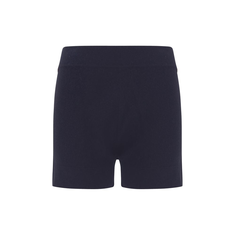 Extreme Cashmere Blue Cotton Bermuda Shorts | Regal Royce