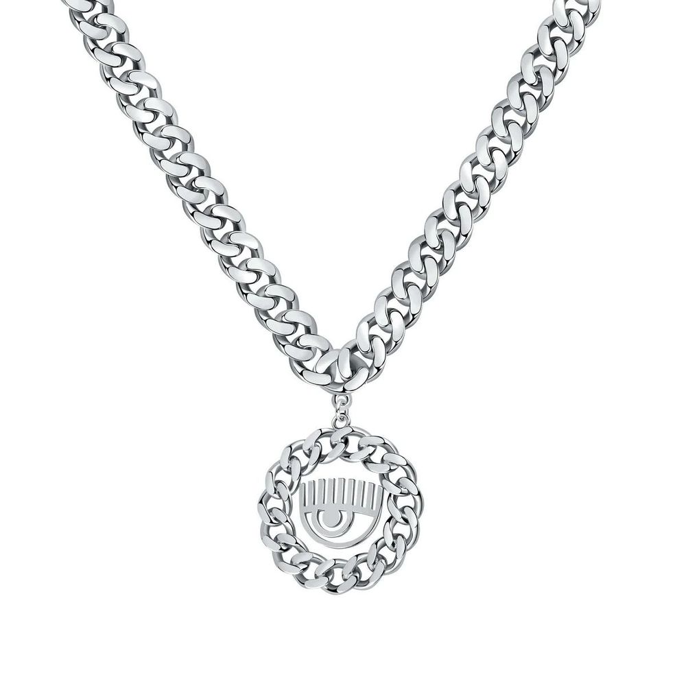 Chiara Ferragni Gray Stainless Steel Necklace | Regal Royce