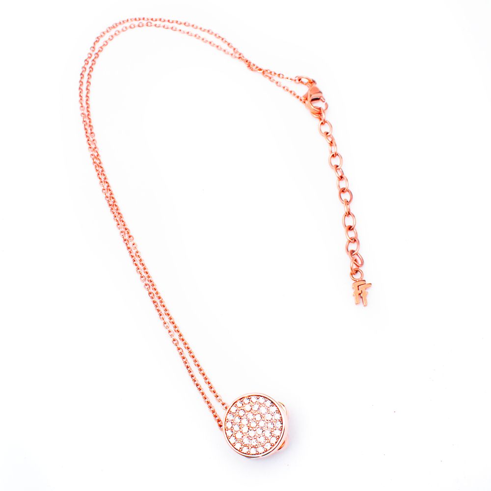 Folli Follie Pink Metal Necklace | Regal Royce