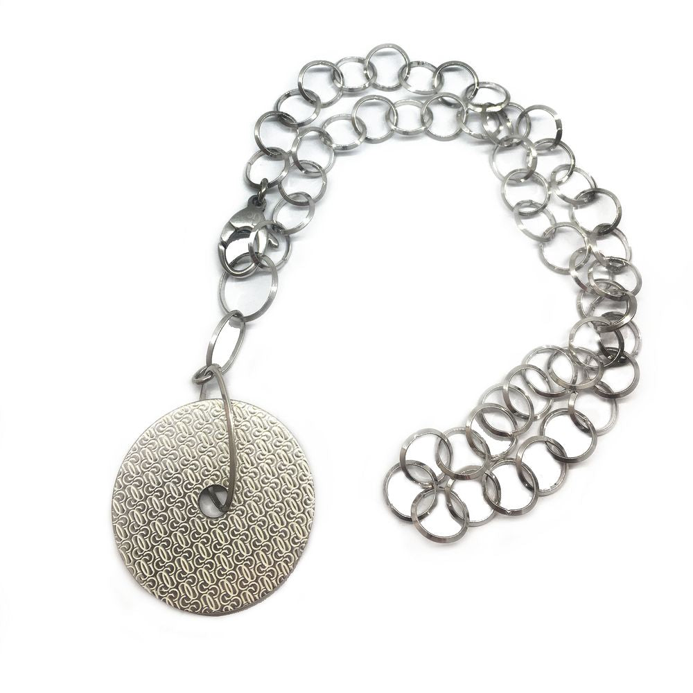 GC Silver Stainless Steel Necklace | Regal Royce