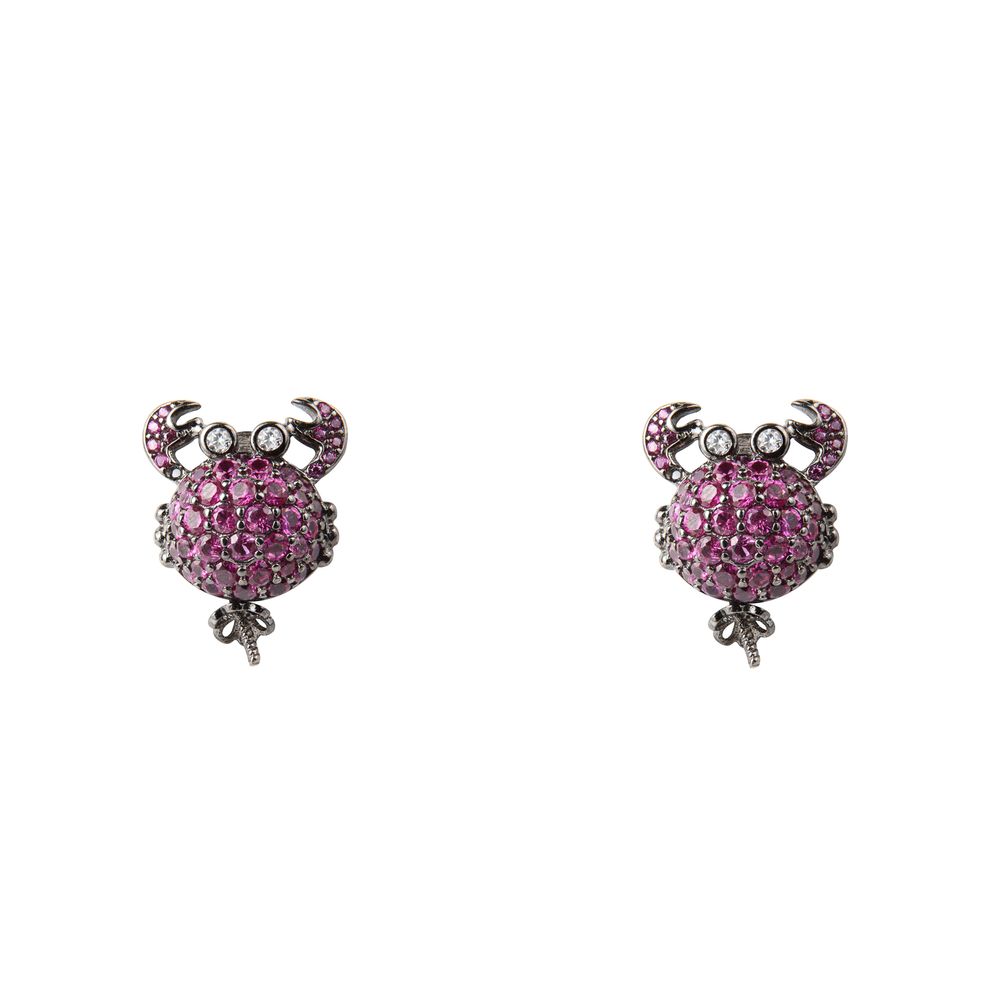 Lancaster Bicolor Silver Earrings | Regal Royce