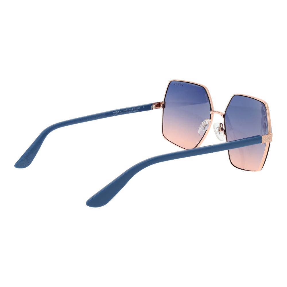 Guess Rose Gold Metal Sunglasses | Regal Royce