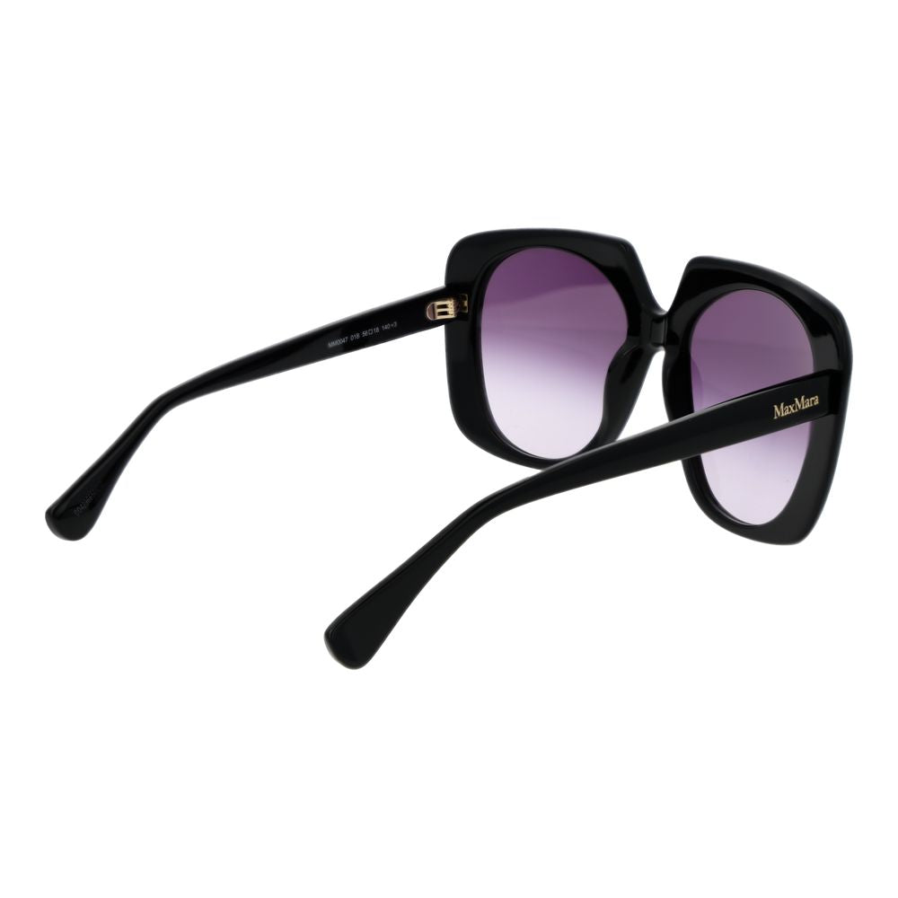Max Mara Black Plastic Sunglasses | Regal Royce