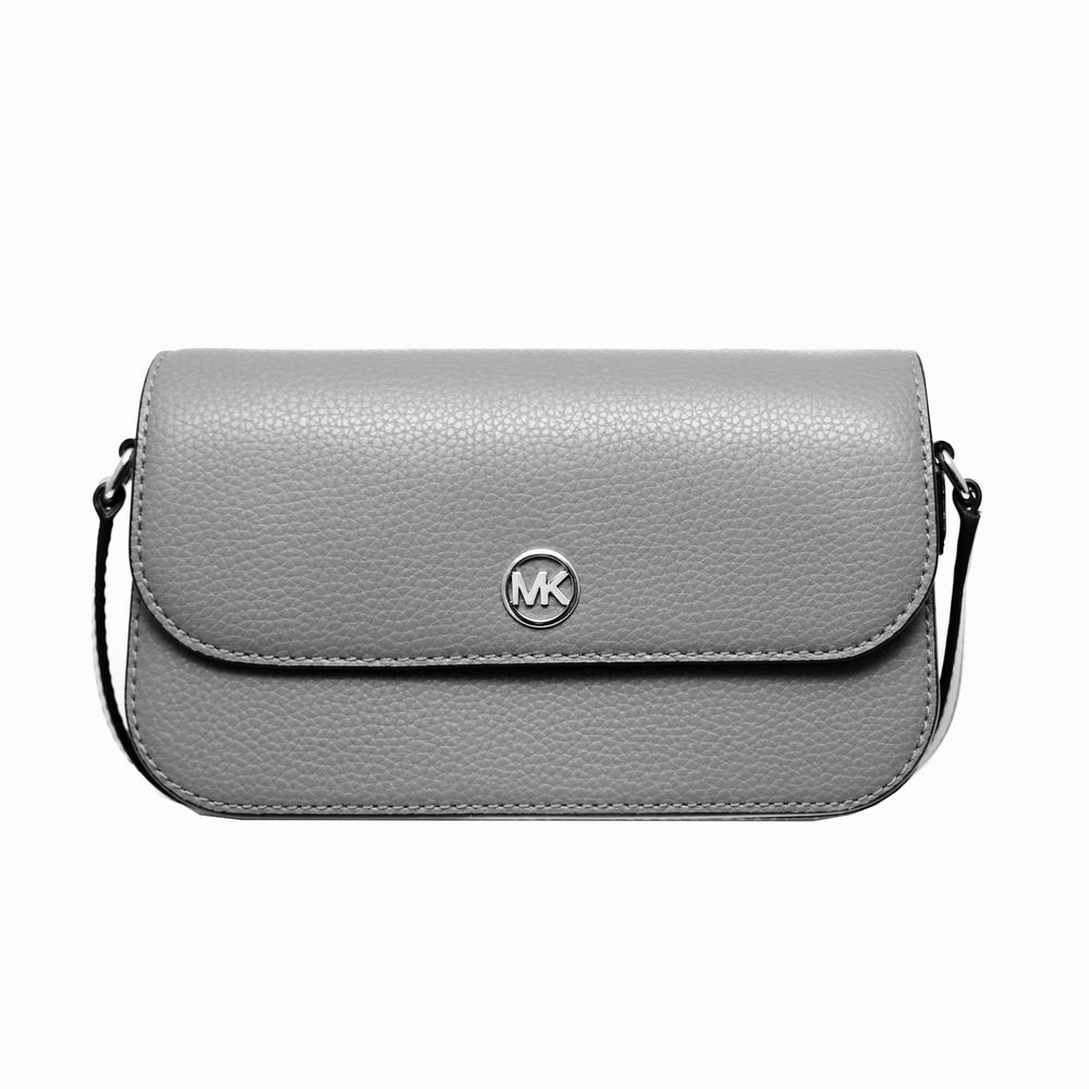 Michael Kors Gray Leather Crossbody Bag | Regal Royce