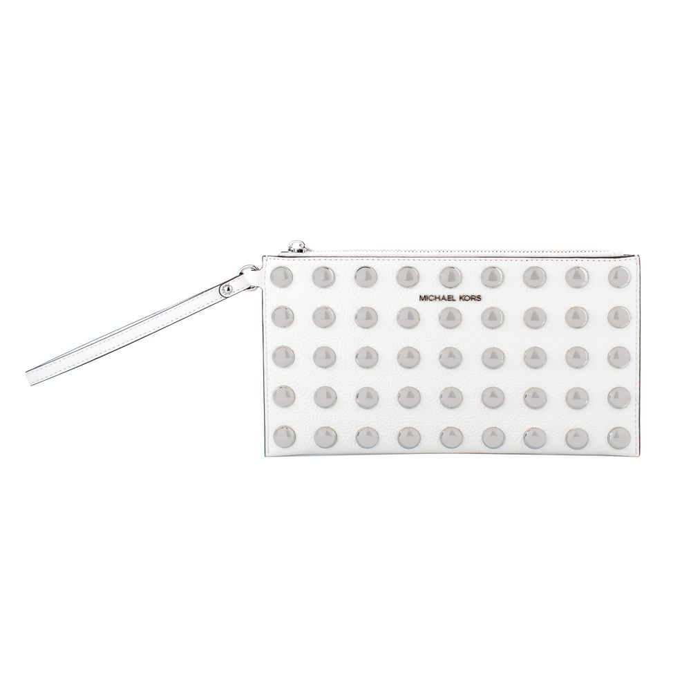 Michael Kors White Leather Clutch Bag | Regal Royce