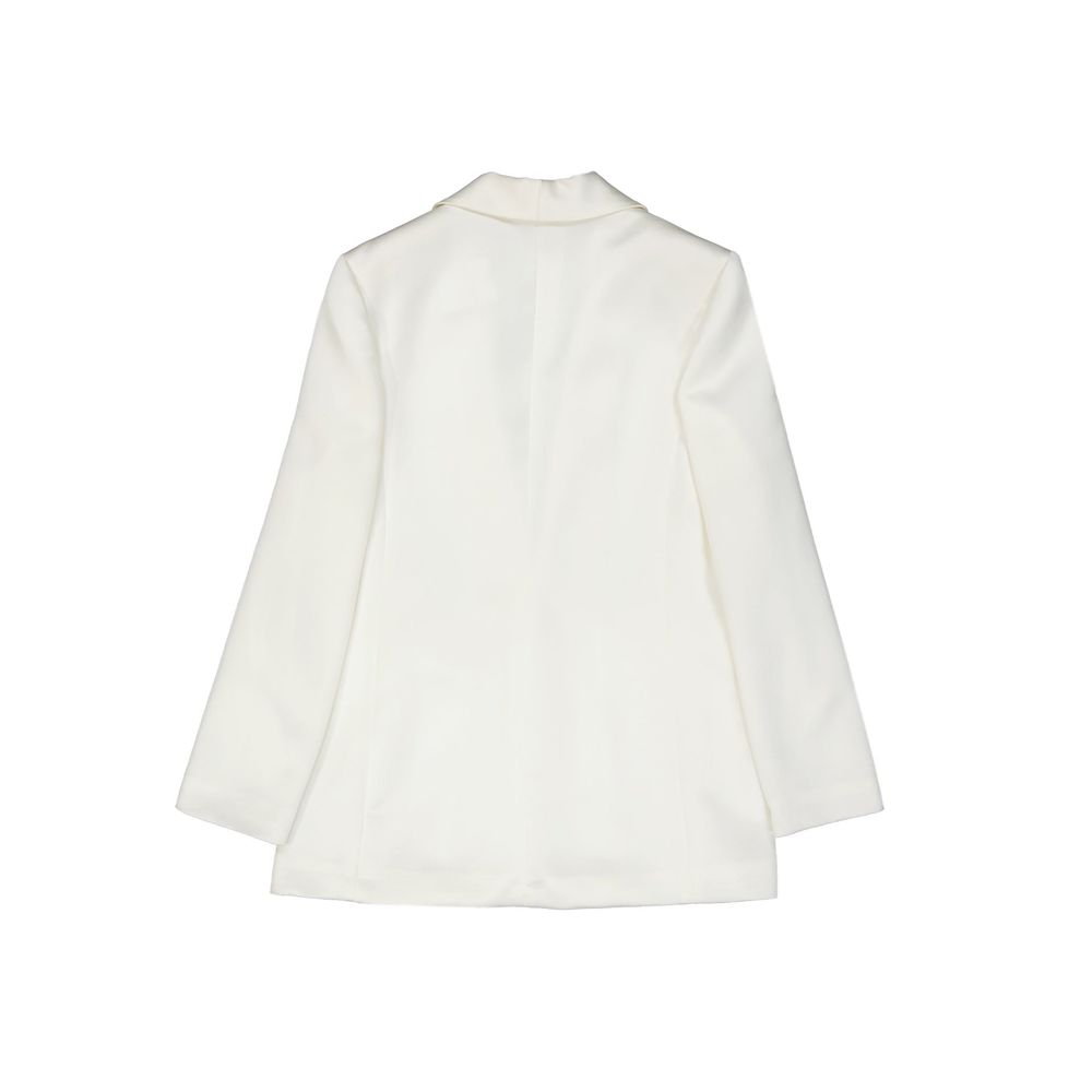 BLANCA VITA White Polyester Jackets And Coat | Regal Royce