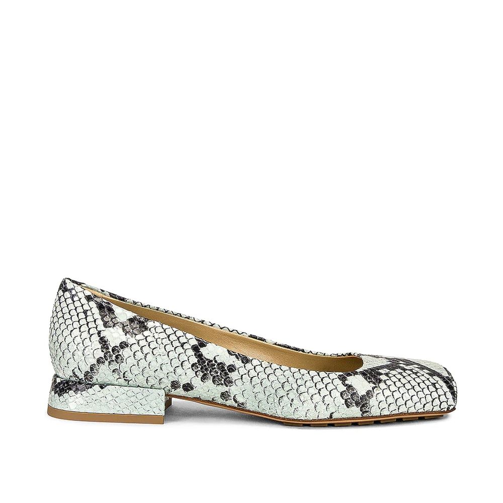 Bottega Veneta Bicolor Calfskin Ballet Flats | Regal Royce