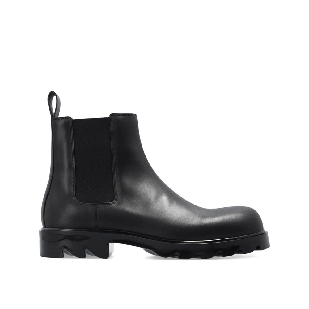 Bottega Veneta Black Calfskin Chelsea Boots | Regal Royce