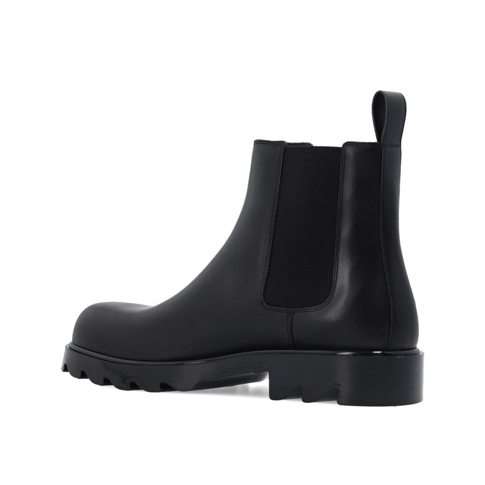 Bottega Veneta Black Calfskin Chelsea Boots | Regal Royce